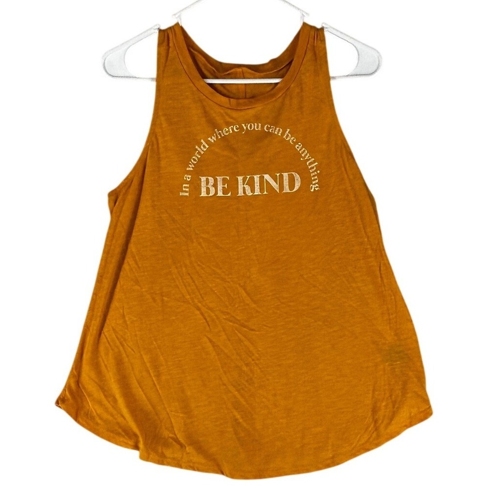 Torrid Classic Fit Be Kind Soft Lightweight Tank Top Yellow 00 Women's Size 10